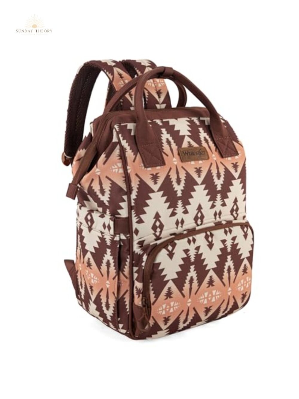 Wrangler Diaper Bag Backpack with Stroller Straps, Insulated Bottle Pockets,